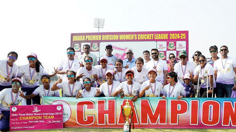 শেলটেক ক্রিকেট একাডেমির হাতে প্রিমিয়ার ডিভিশনের শিরোপা