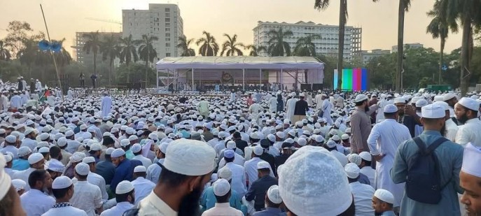 চার দফা দাবিতে হেফাজতের মহাসমাবেশ, সরব ছিল নারী সংস্কার কমিশন বাতিলের আহ্বান