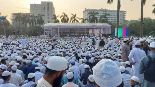 চার দফা দাবিতে হেফাজতের মহাসমাবেশ, সরব ছিল নারী সংস্কার কমিশন বাতিলের আহ্বান